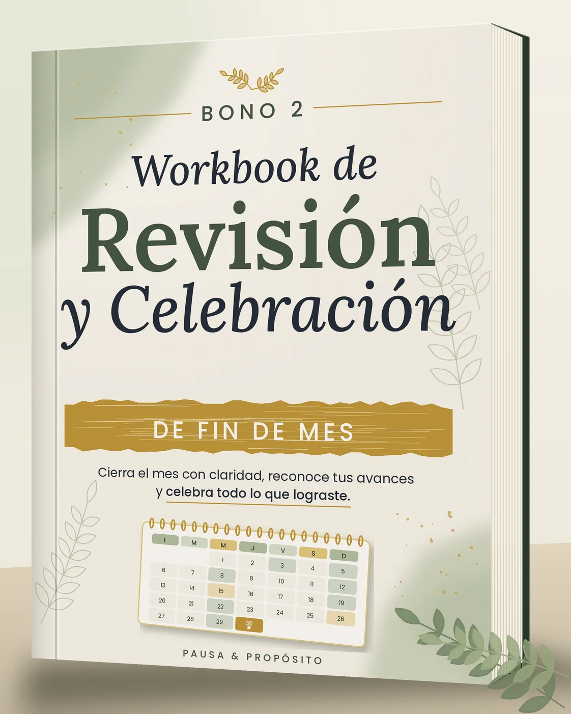 Mockup del bono 2: Planificador semanal para convertirclaridad en acción